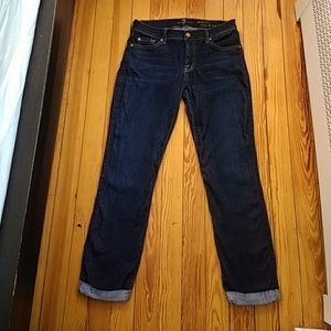 7 For All Mankind - The Skinny Crop & Roll Jean main image 1